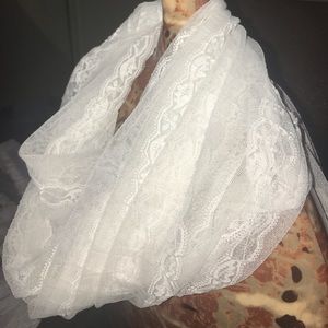 MY EXCLUSIVE one of a kind lace scarf classic!
